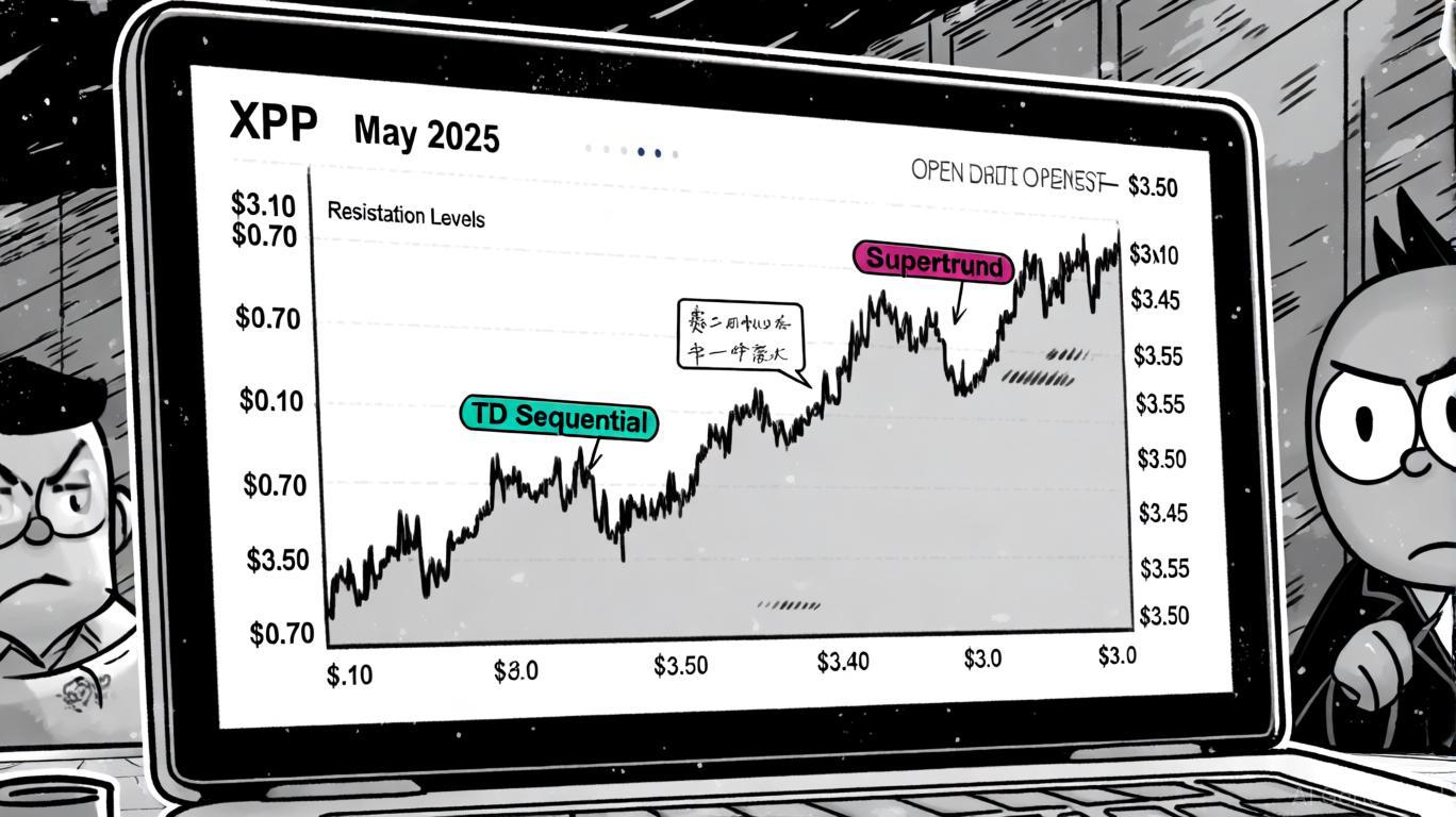 XRP价格冲破3-3.45美元:机构支持、CEO背书和技术刺激共振
